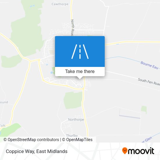 Coppice Way map