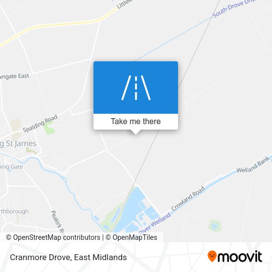 Cranmore Drove map
