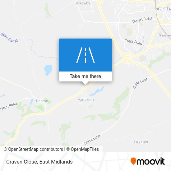 Craven Close map