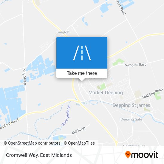 Cromwell Way map