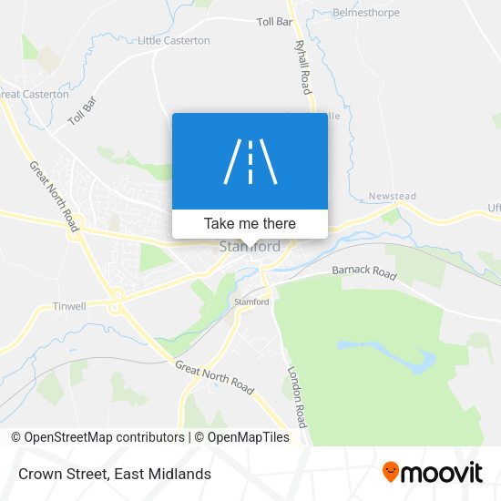 Crown Street map