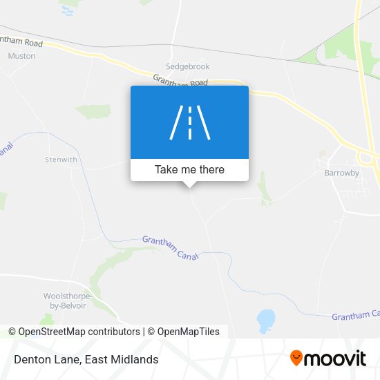 Denton Lane map
