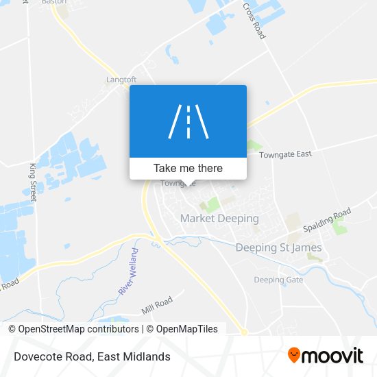 Dovecote Road map