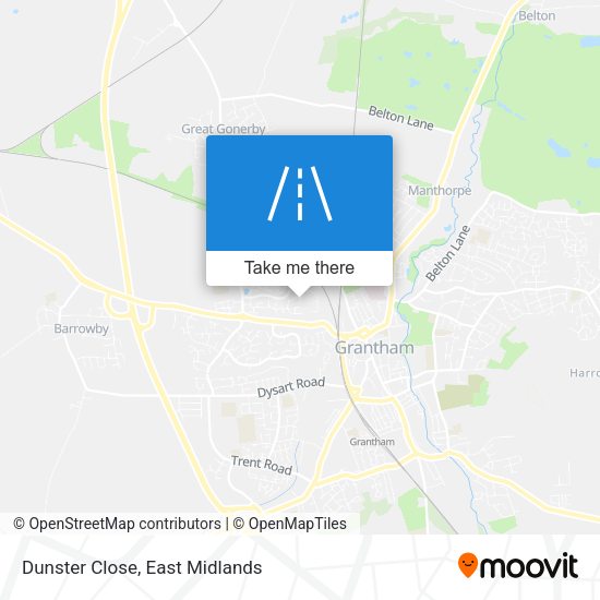 Dunster Close map