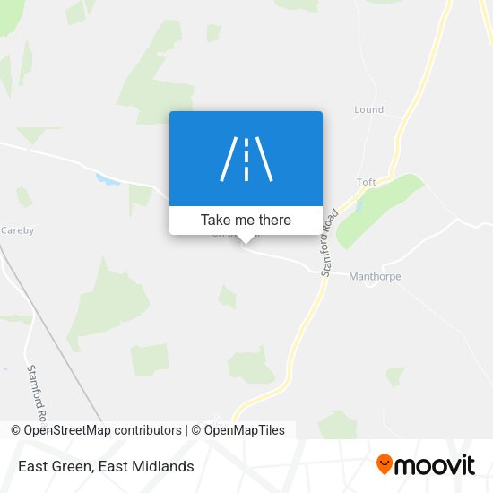 East Green map
