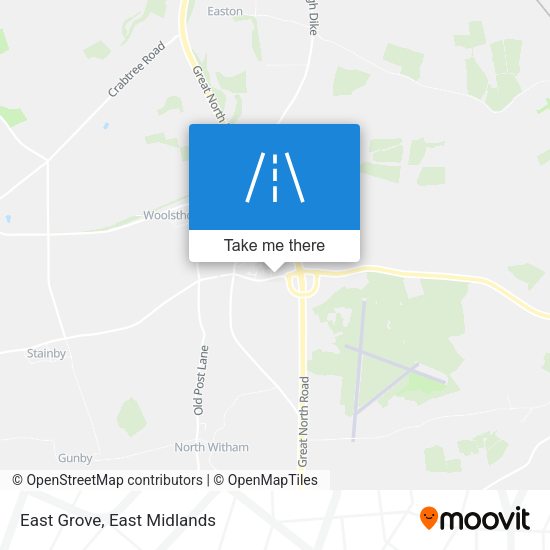 East Grove map