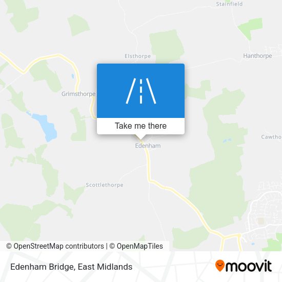 Edenham Bridge map