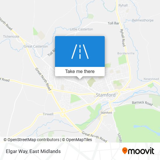 Elgar Way map