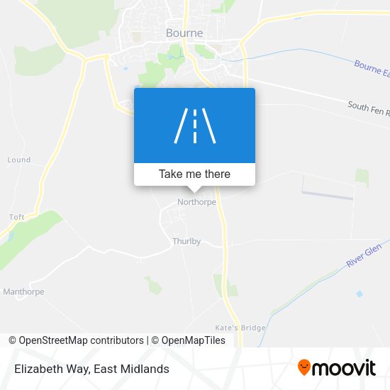 Elizabeth Way map