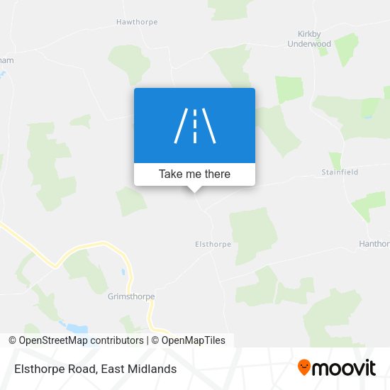 Elsthorpe Road map