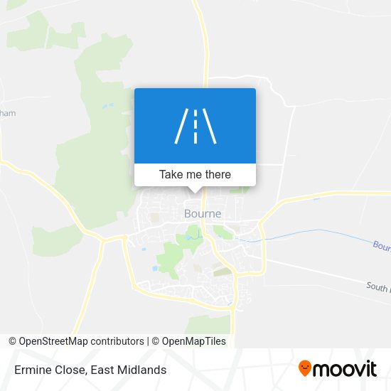 Ermine Close map