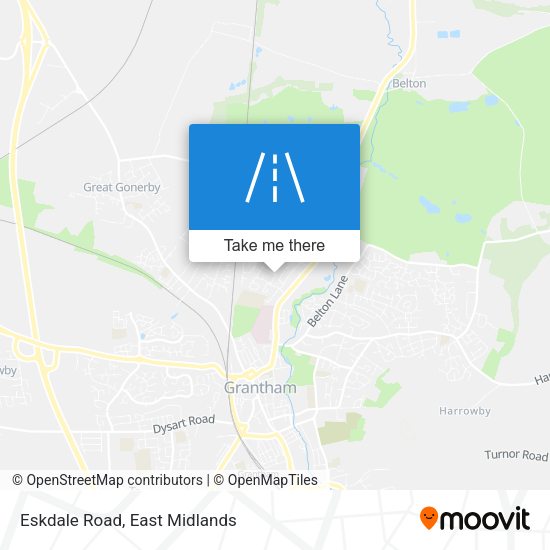 Eskdale Road map