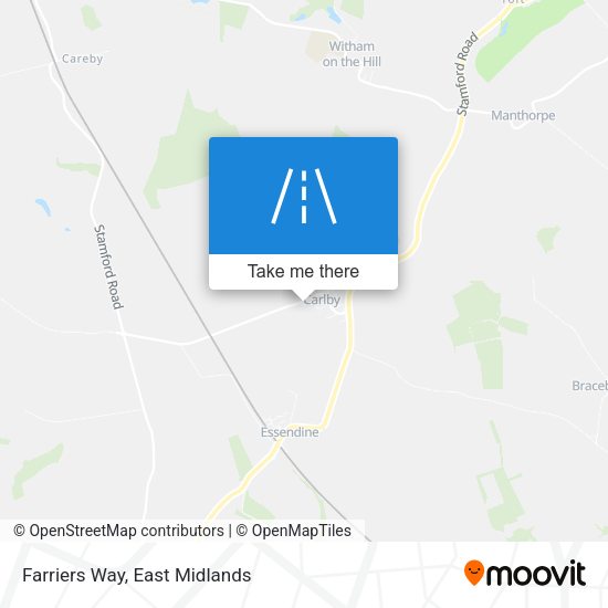 Farriers Way map