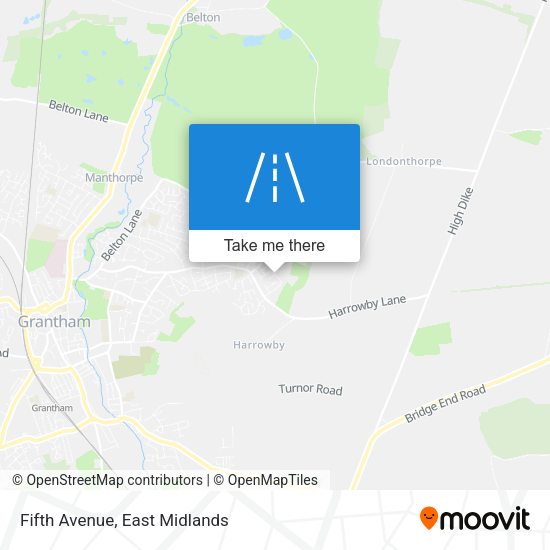 Fifth Avenue map