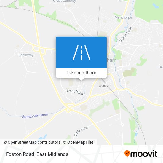 Foston Road map