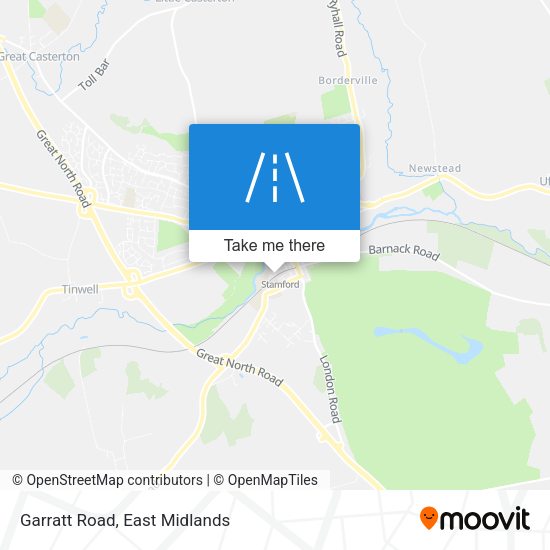 Garratt Road map