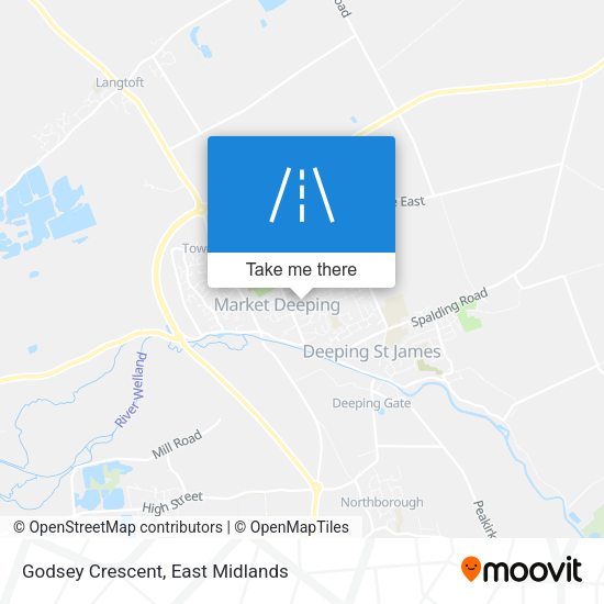 Godsey Crescent map