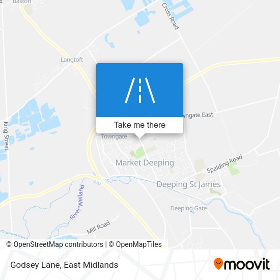 Godsey Lane map