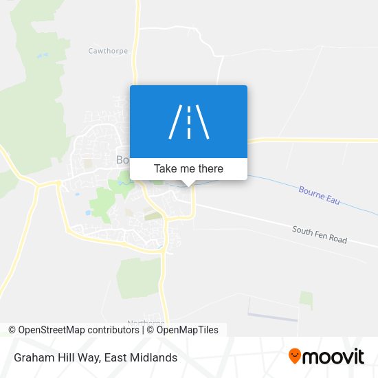 Graham Hill Way map