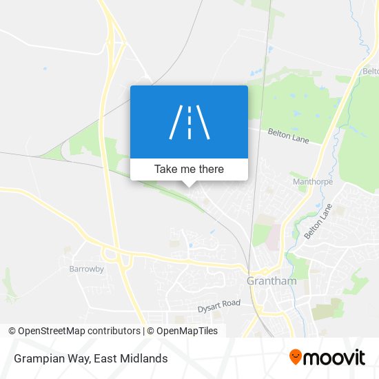 Grampian Way map