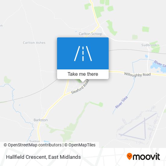 Hallfield Crescent map