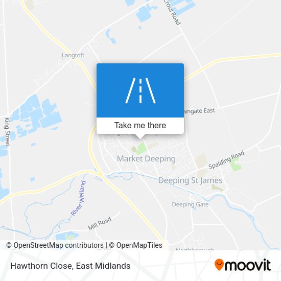 Hawthorn Close map