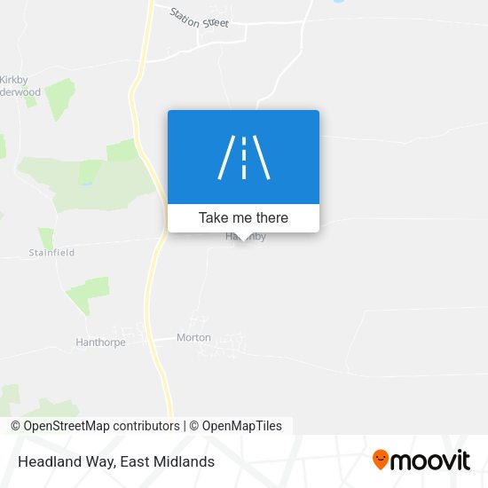 Headland Way map