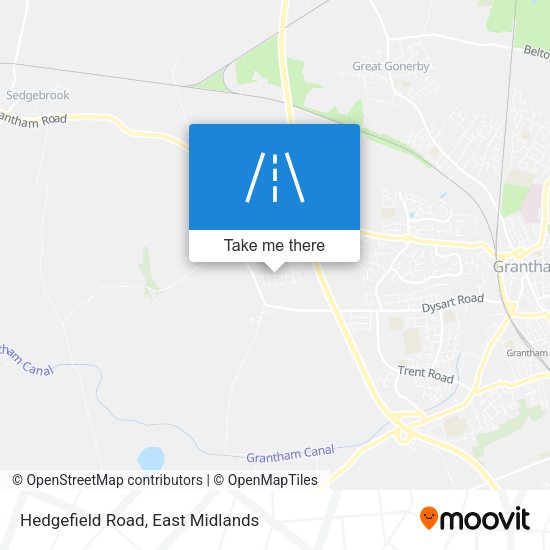 Hedgefield Road map