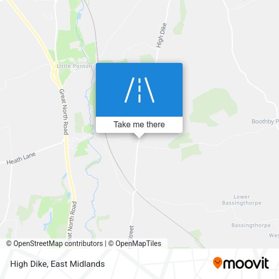 High Dike map