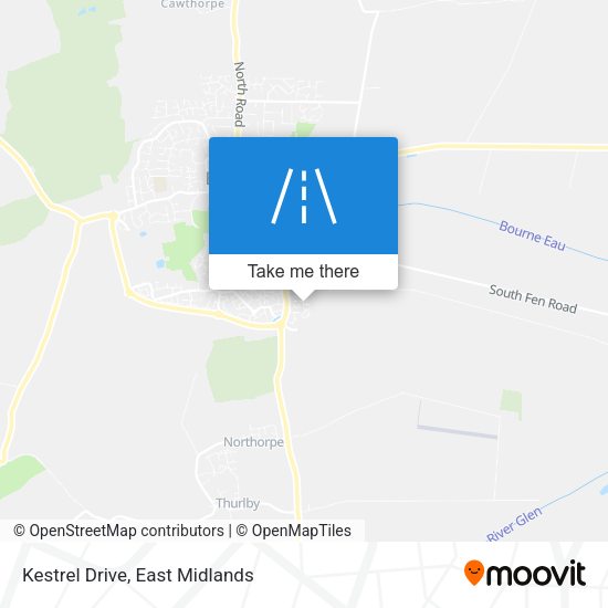 Kestrel Drive map