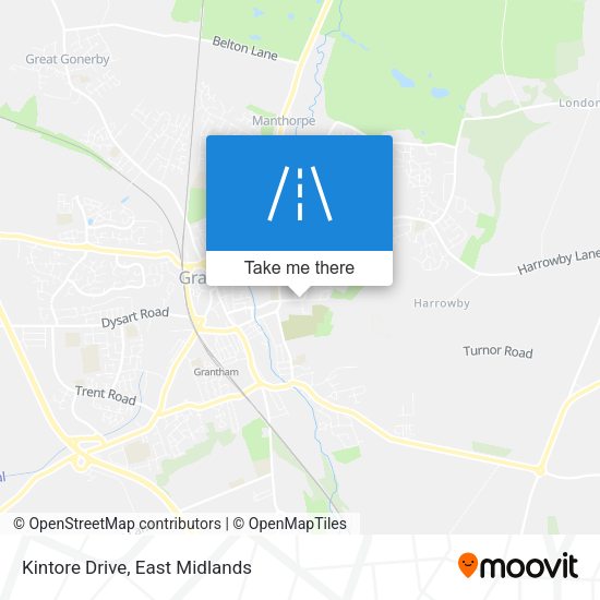 Kintore Drive map