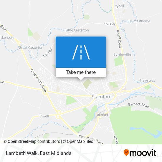Lambeth Walk map