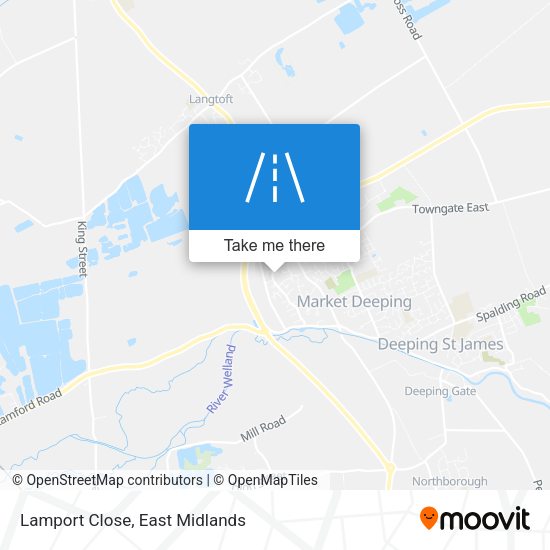 Lamport Close map