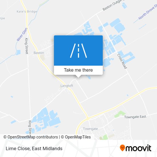 Lime Close map