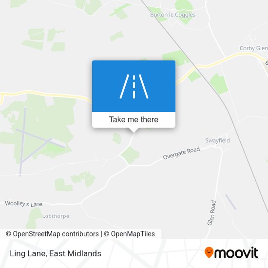 Ling Lane map