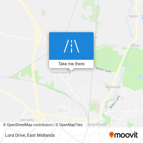 Lord Drive map