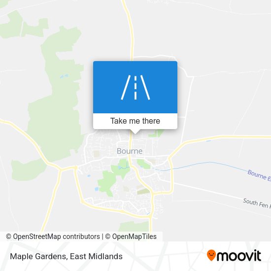 Maple Gardens map