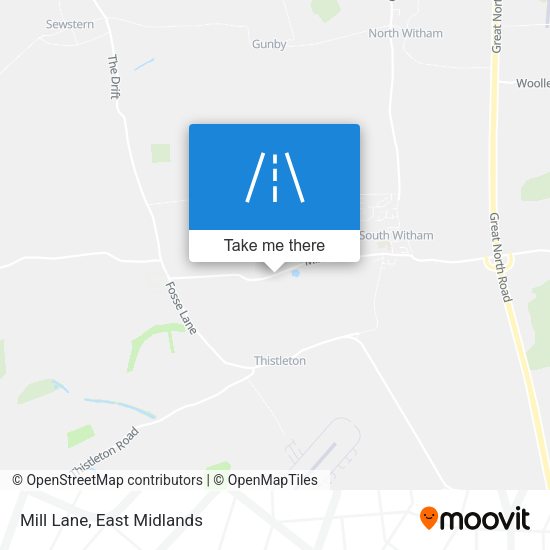 Mill Lane map