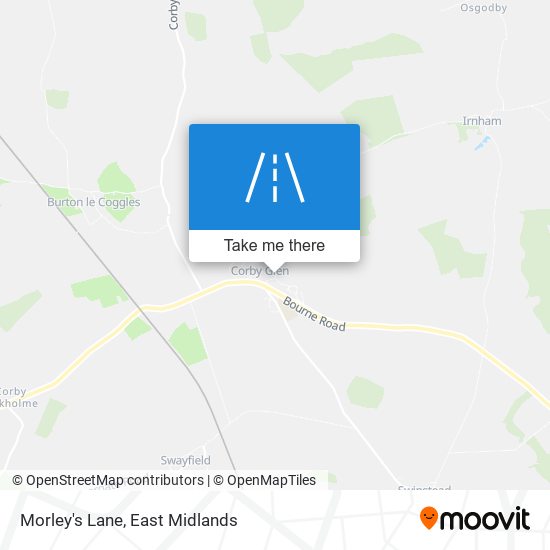 Morley's Lane map