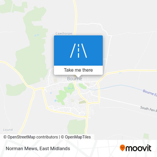 Norman Mews map