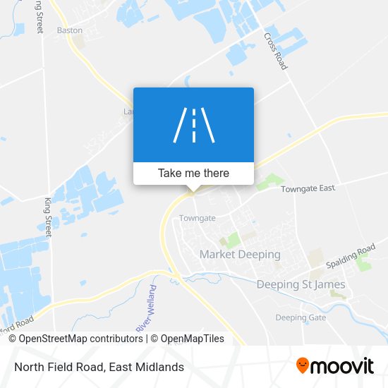 North Field Road map