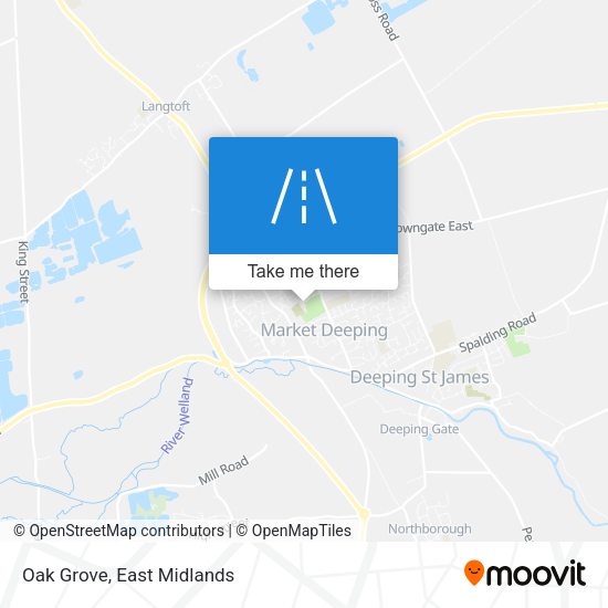 Oak Grove map