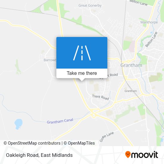 Oakleigh Road map