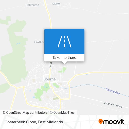 Oosterbeek Close map