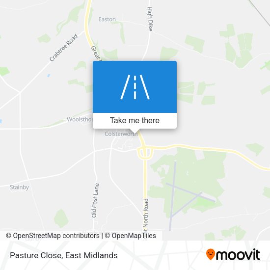 Pasture Close map