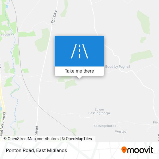 Ponton Road map
