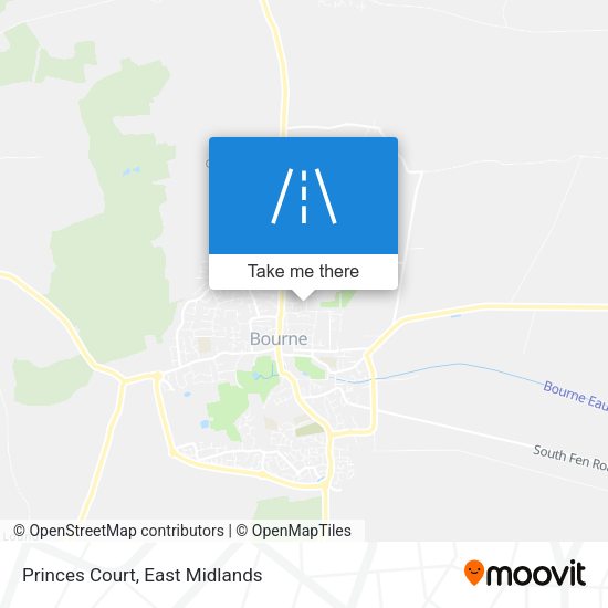Princes Court map