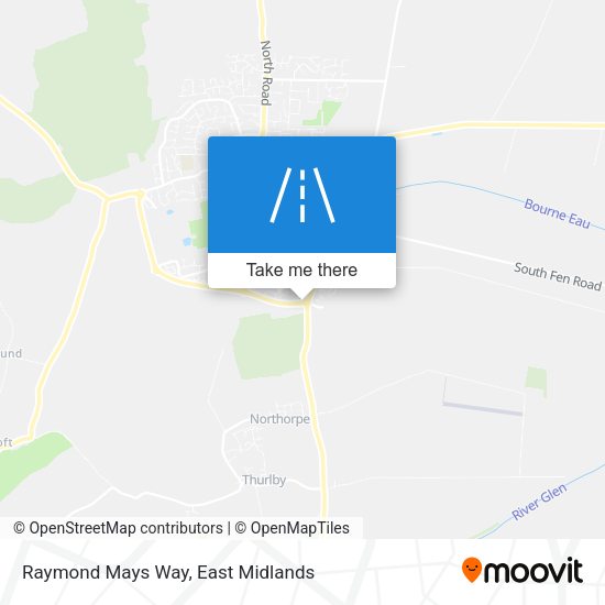 Raymond Mays Way map