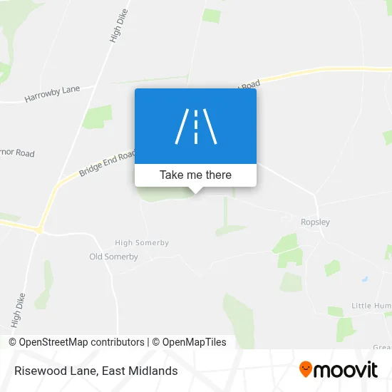 Risewood Lane map