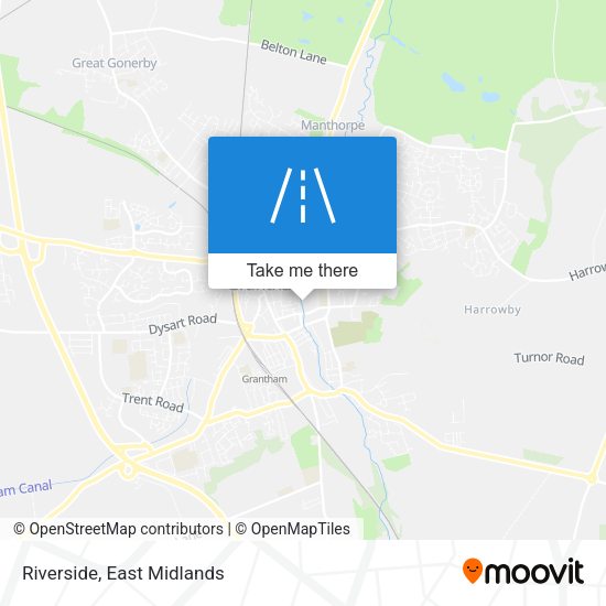 Riverside map